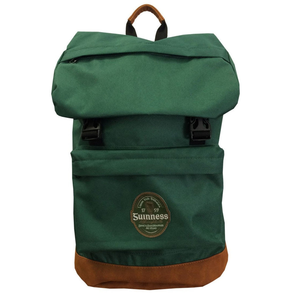 Guinness Backpack Black with Brown Suede Base