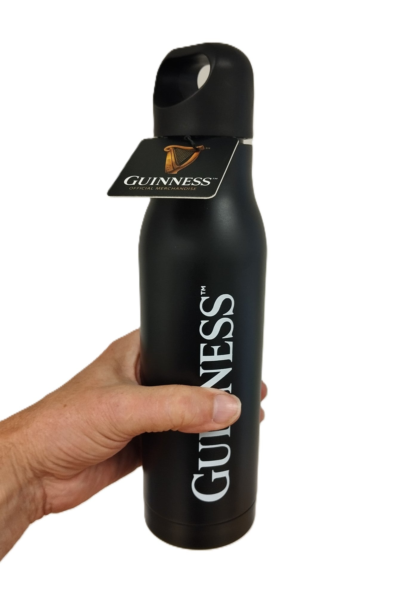 Official Guinness Metal Water Bottle Black Color With Guinness Logo official-guinness-metal-water-bottle-black-color-with-guinness-logo