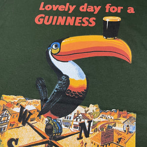 Guinness Toucan Green T Shirt, vintage print