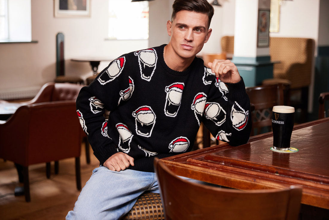 Guinness Christmas Jumper men's festive knitwear