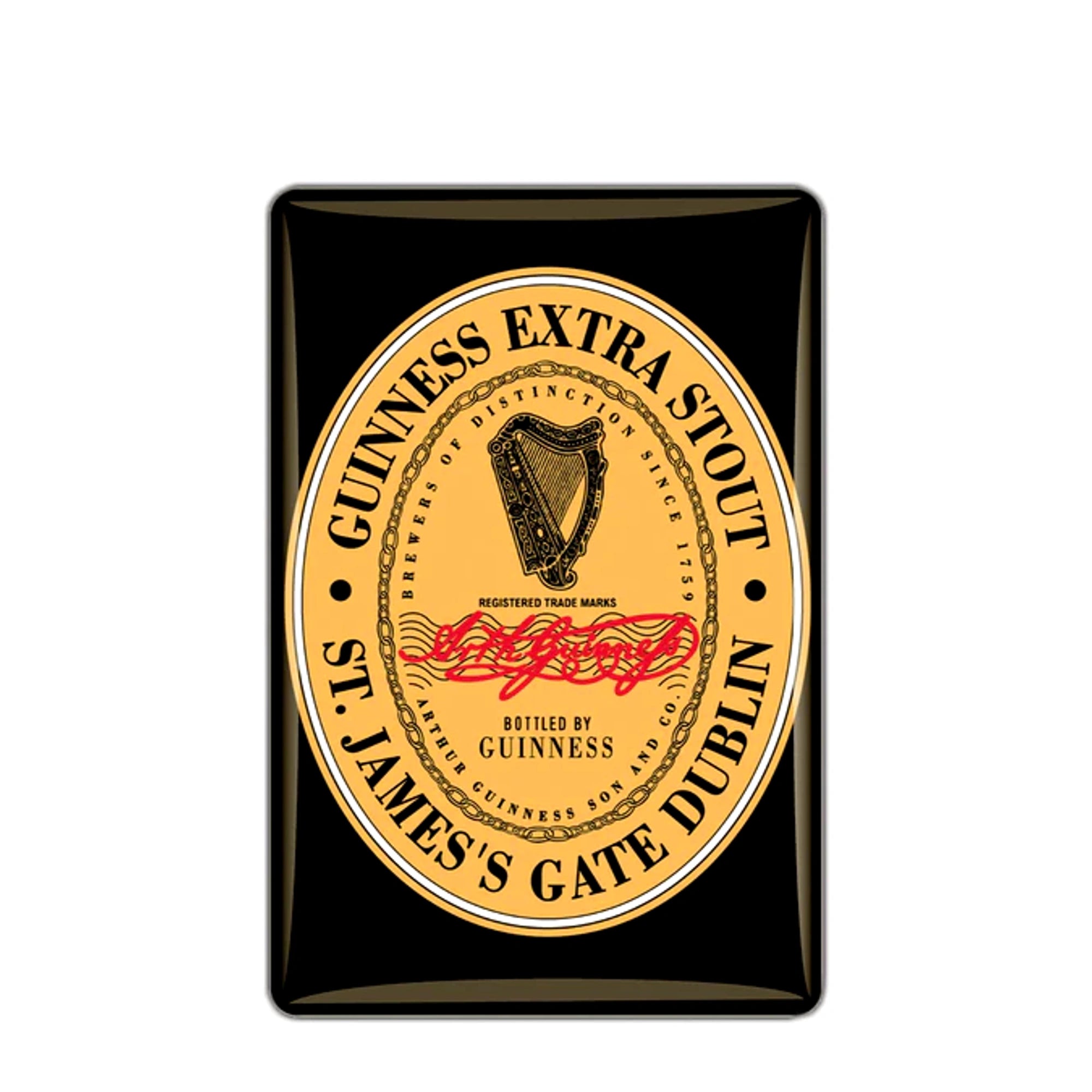 Guinness black label fridge magnet official Guinness collectible