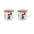 Guinness white toucan espresso cups set of two ceramic mugs