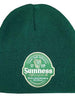 Green Guinness Woven Beanie Hat With Guinness Logo