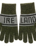 Gloves, Ireland logo, green / black with white logo