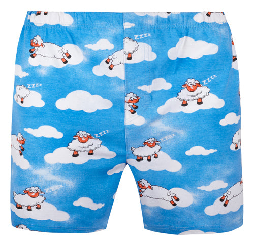 Women's Boxer Shorts Sheep & Clouds